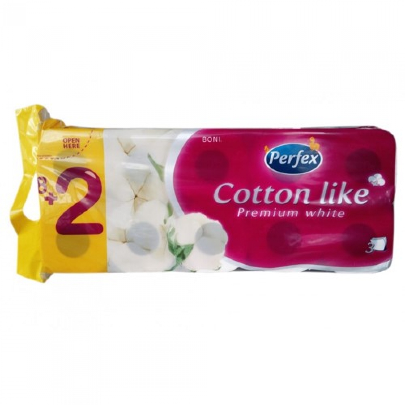 Hartie igienica Perfex Cotton Like neparfumata - 3 str celuloza
