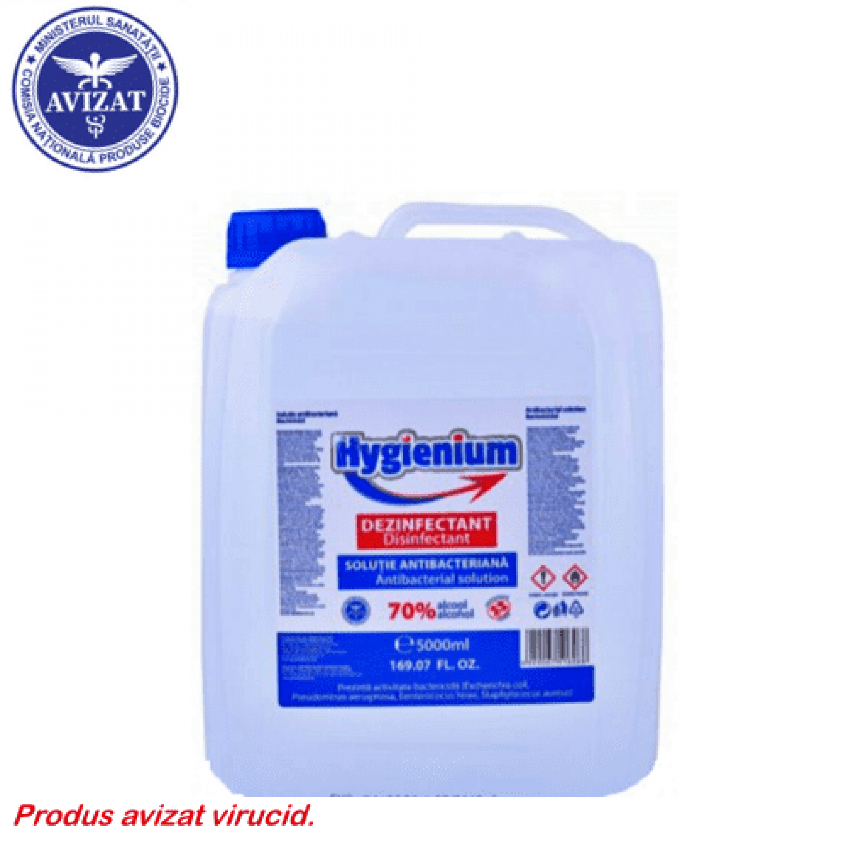 Hygienium dezinfectant virucid solutie pentru maini - 5 litri
