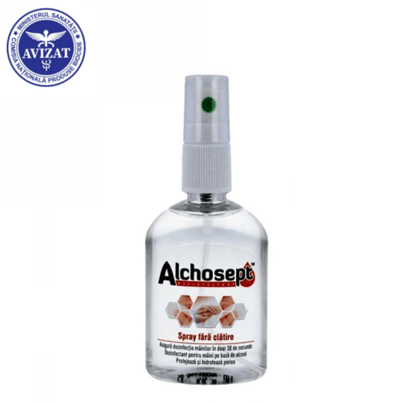 Alchosept dezinfectant virucid maini si tegumente 40 ml