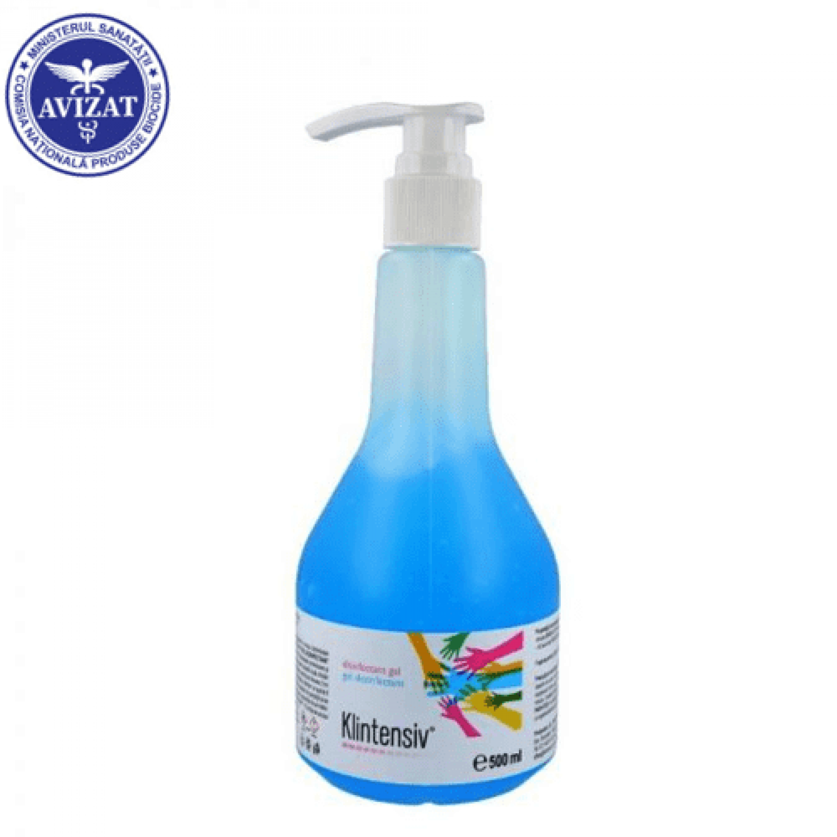 Klintensiv gel dezinfectant virucid pentru maini 500 ml